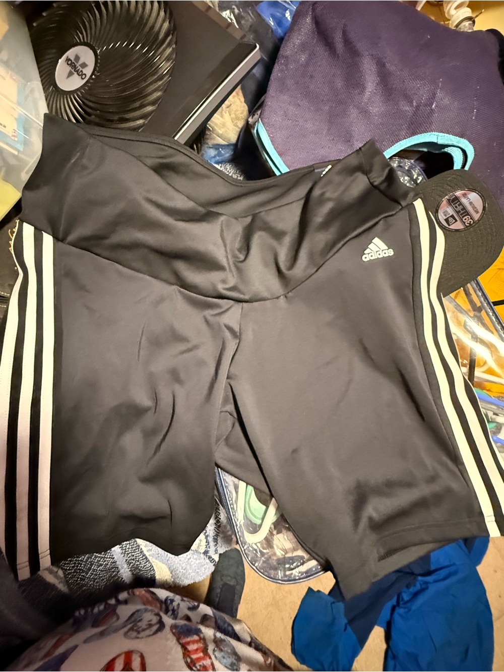 Ladies 4x Tight fit Black adidas shorts NEW with tags